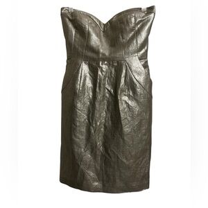 Rebecca Taylor Metallic Mini Dress, size 4